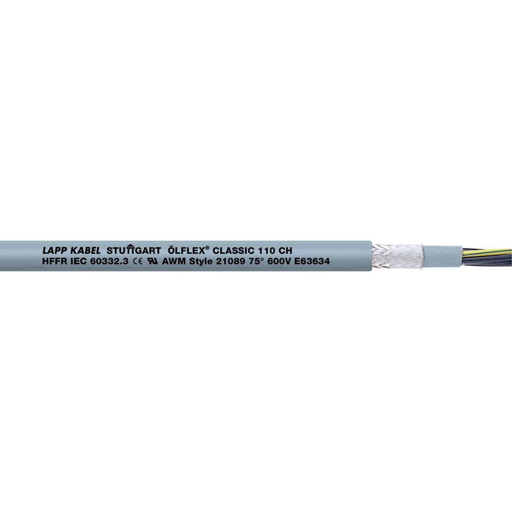 LAPP ÖLFLEX® CLASSIC 110 CH řídicí kabel 2 x 0.50 mm² šedá 10035030-1000 1000 m