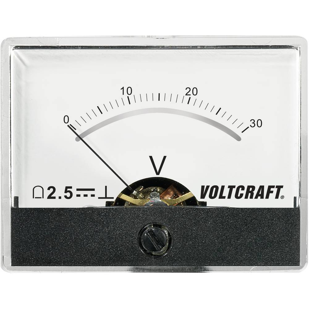Analogové panelové měřidlo VOLTCRAFT AM-60X46/30V/DC 30 V