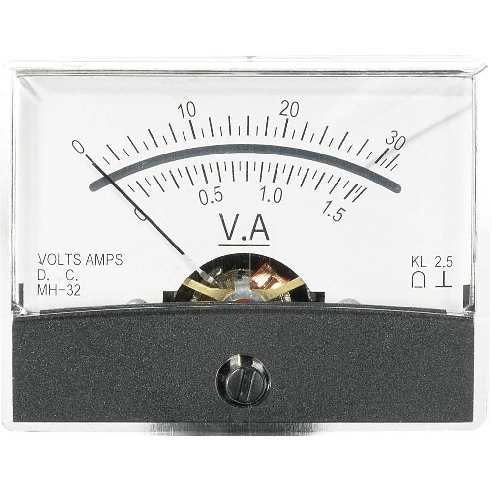 Analogové panelové měřidlo VOLTCRAFT AM-60X46/30V/1,5A/DC 30 V/1.5 A