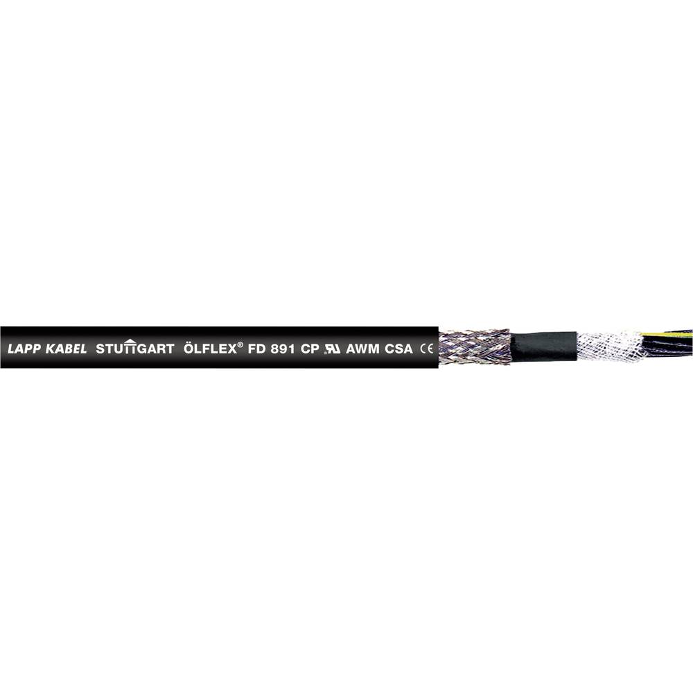 LAPP 1027403-100 kabel pro energetické řetězy ÖLFLEX® FD 891 CY 3 G 2.50 mm² černá 100 m