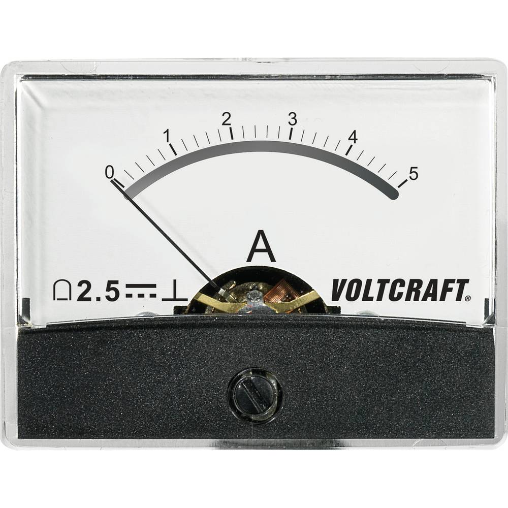 Analogové panelové měřidlo VOLTCRAFT AM-60X46/5A/DC 5 A