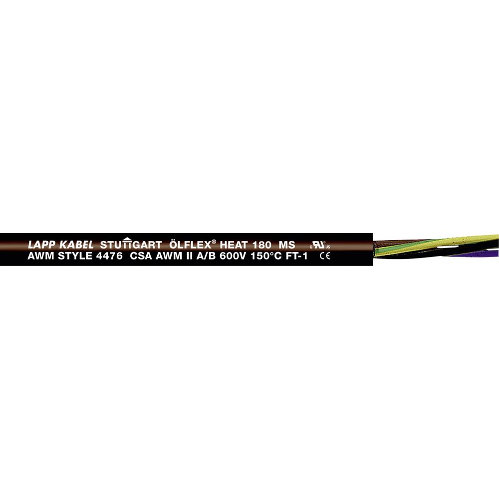 LAPP ÖLFLEX® HEAT 180 MS vysokoteplotní kabel 5 G 6 mm² černá 466383-100 100 m