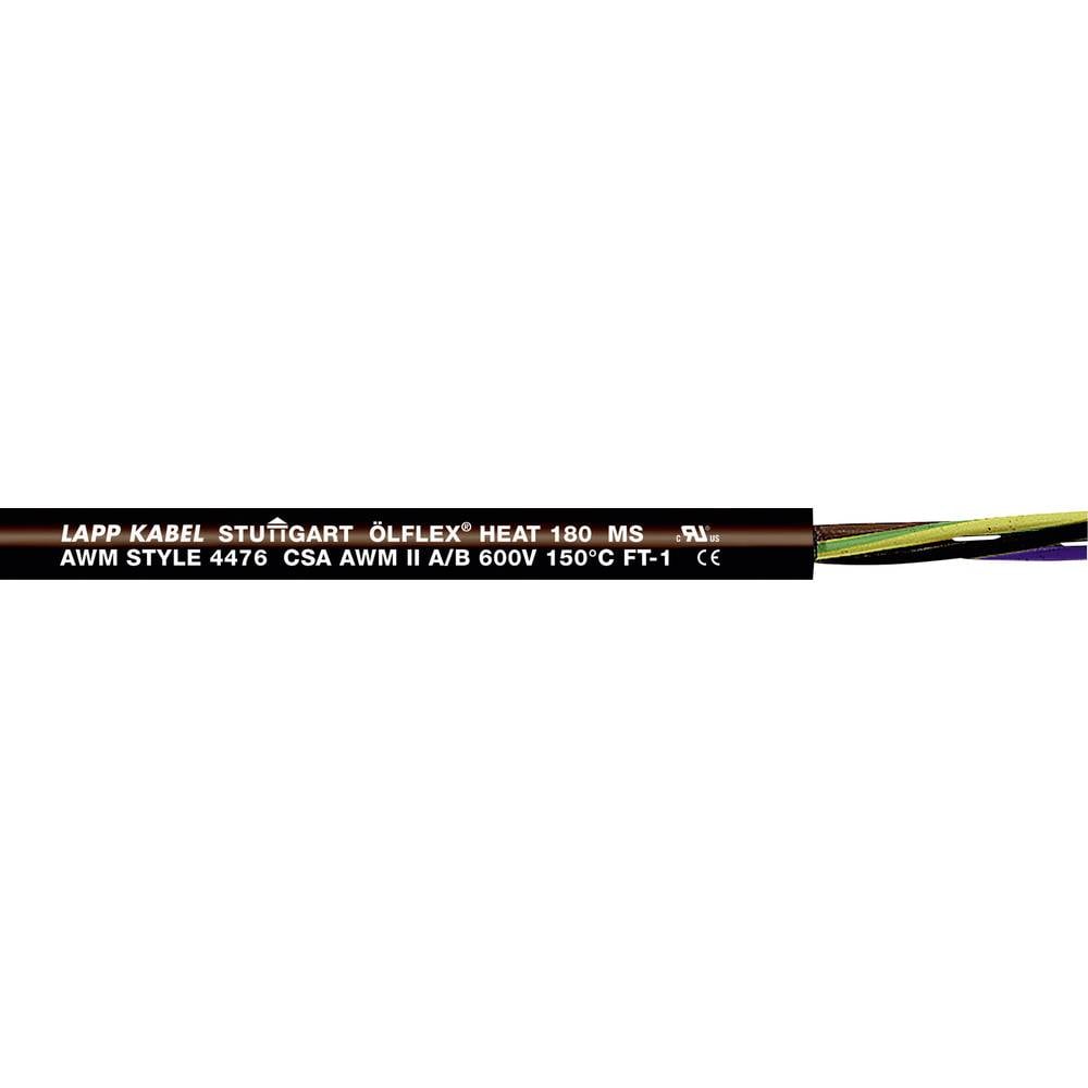LAPP ÖLFLEX® HEAT 180 MS vysokoteplotní kabel 2 x 0.50 mm² černá 46600-500 500 m
