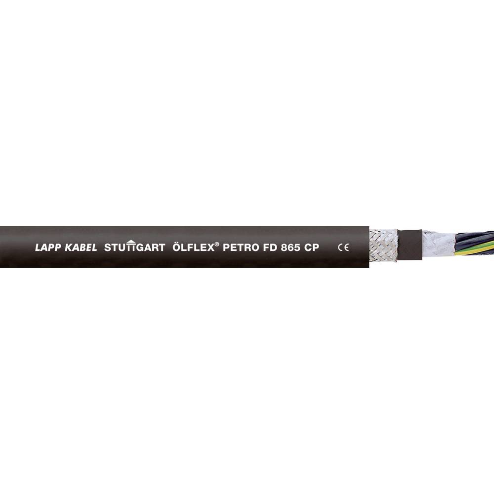 LAPP 23344-50 kabel pro energetické řetězy ÖLFLEX® PETRO FD 865 CP 2 x 2.50 mm² černá 50 m