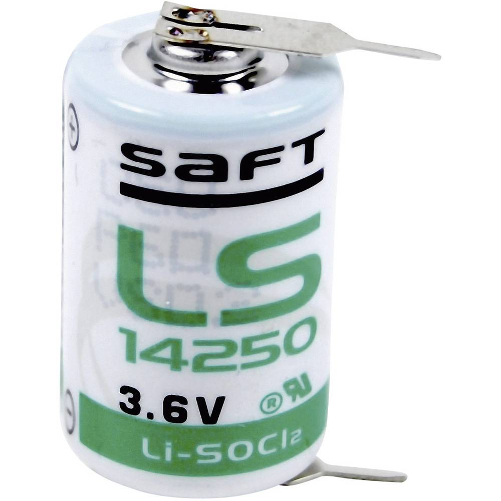 Saft LS 14250 2PF speciální typ baterie 1/2 AA pájecí kolíky ve tvaru U lithiová 3.6 V 1200 mAh 1 ks