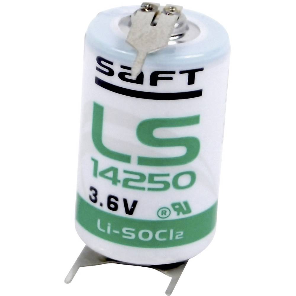Saft LS 14250 3PFRP speciální typ baterie 1/2 AA pájecí kolíky ve tvaru U lithiová 3.6 V 1200 mAh 1 ks