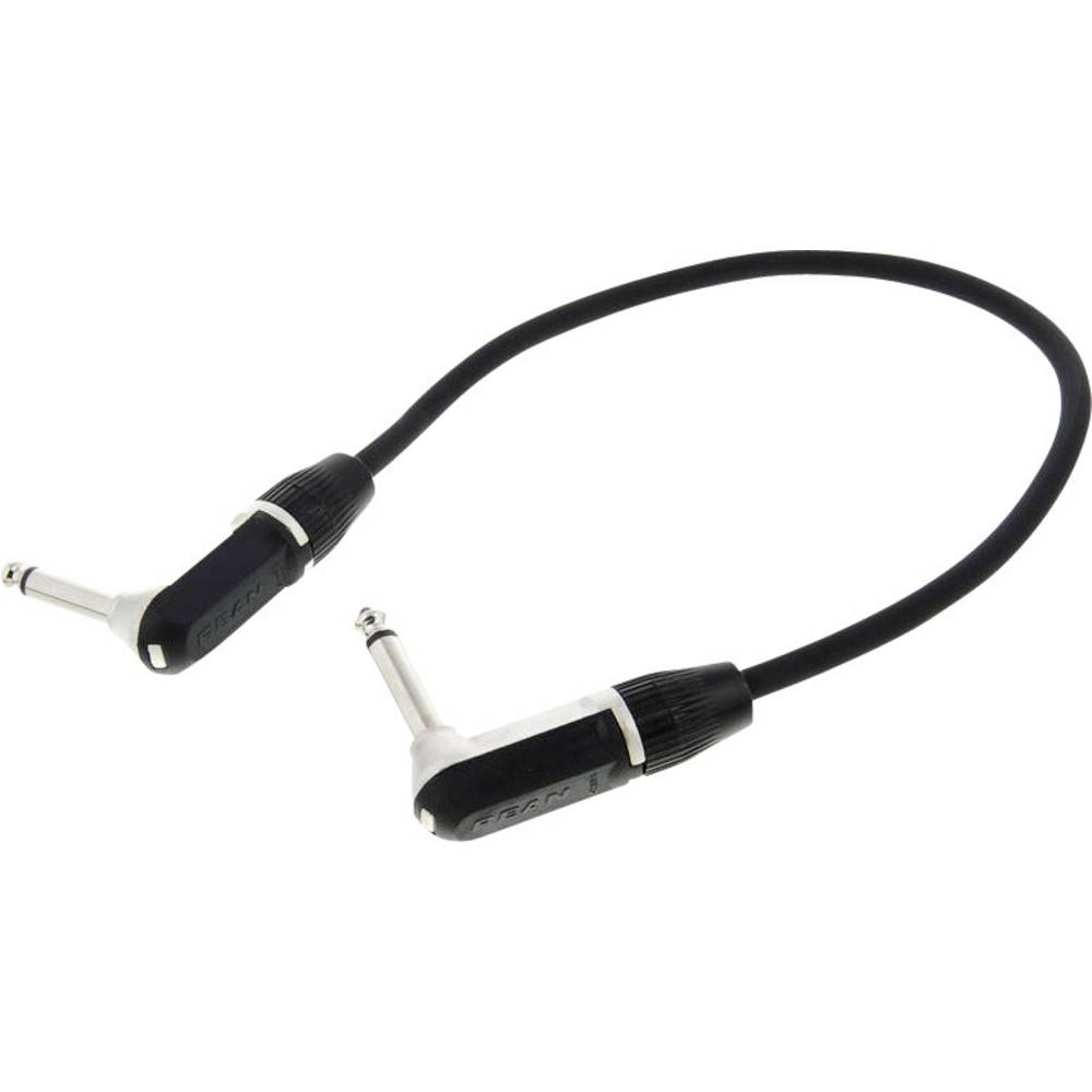 Cordial CFI 0,6 RR jack konektory kabel [1x jack zástrčka 6,3 mm - 1x jack zástrčka 6,3 mm] 0.60 m černá