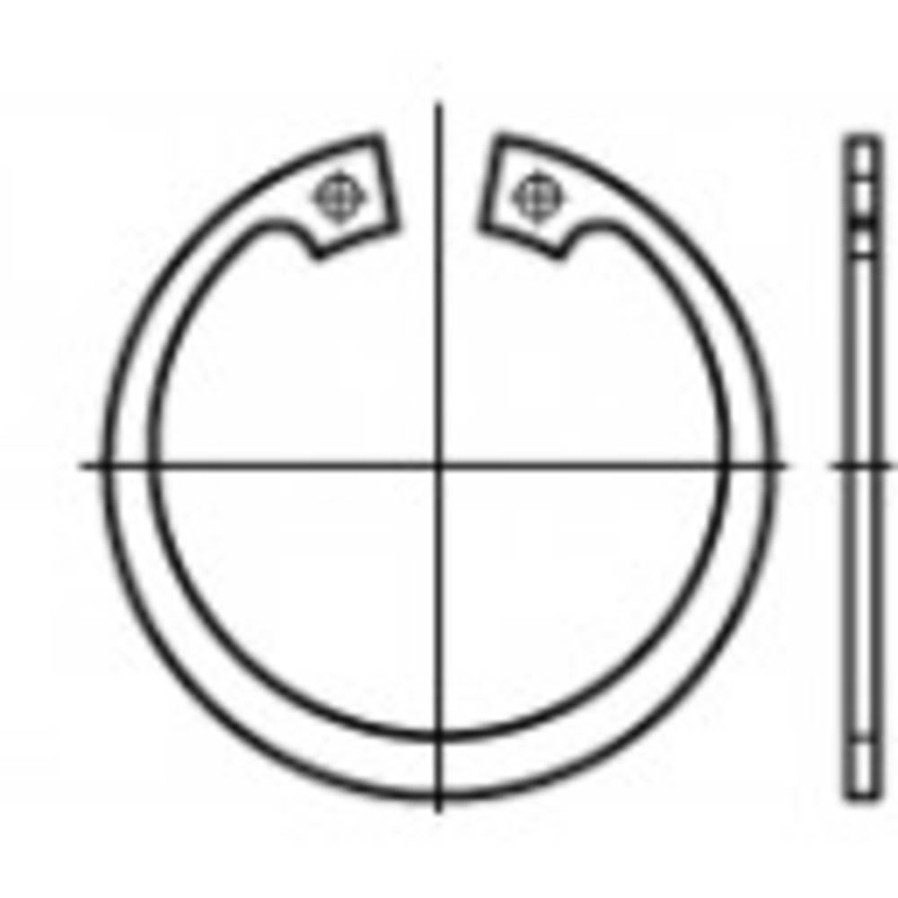TOOLCRAFT 107817 pojistné kroužky vnitřní Ø: 20 mm vnější Ø: 33.4 mm DIN 472 pružinová ocel 200 ks