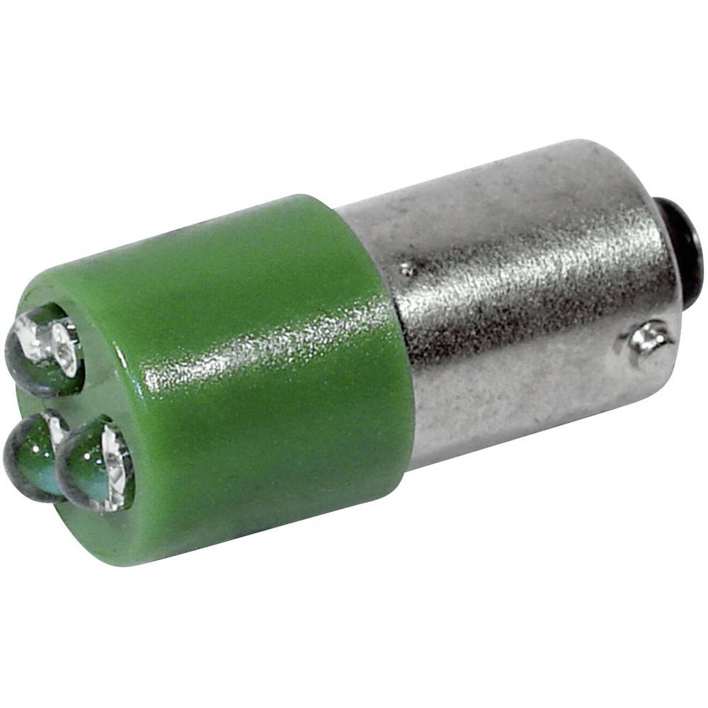 CML 18626231 indikační LED zelená BA9s 230 V/AC 450 mcd
