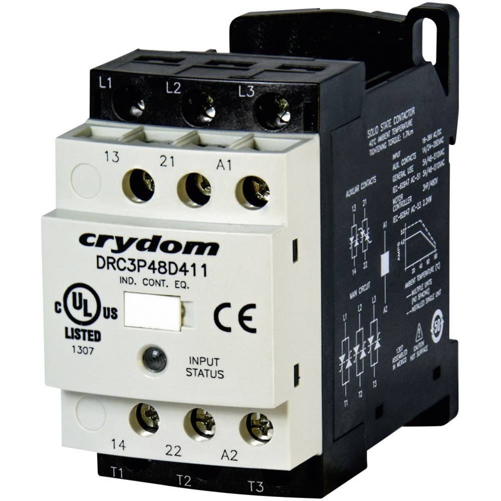 Crydom DRC3P48D400R motorový stykač 24 V/DC, 24 V/AC 4.8 A 1 ks