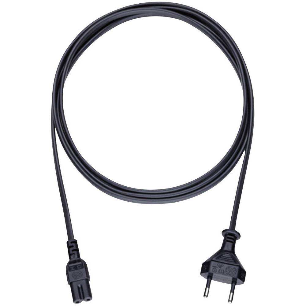 napájecí kabel [1x Euro zástrčka - 1x IEC C7 zásuvka] 3.00 m černá Oehlbach Powercord C 7