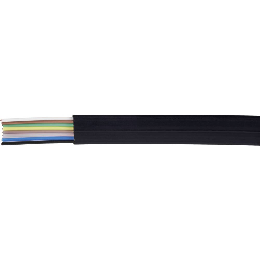 Kash 70I125 telefonní kabel LiYY 8 x 0.12 mm² černá 10 m