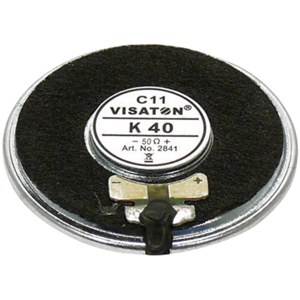 Visaton K 40 - 50 Ohm 1.6 palec 4 cm mini reproduktor 1 W 50 Ω černá Plastová membrána