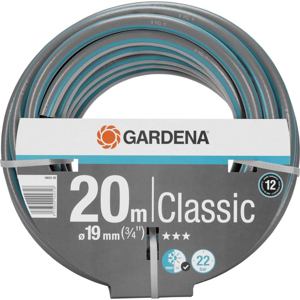 GARDENA 18022-20 18022-20 19 mm 20 m 3/4 palce 1 ks šedá, modrá zahradní hadice