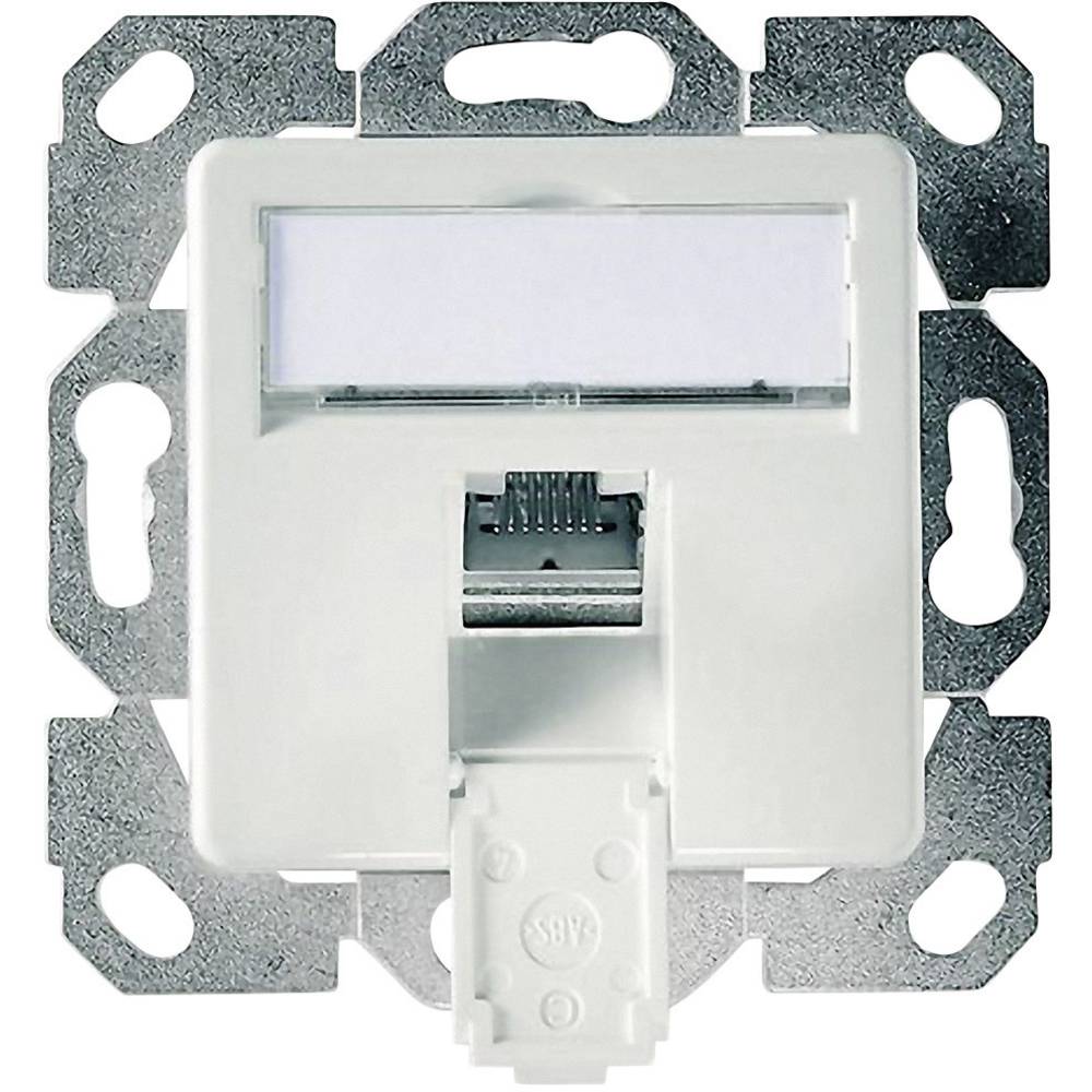 Telegärtner síťová zásuvka pod omítku panel s čelní deskou CAT 6 1 port alpská bílá