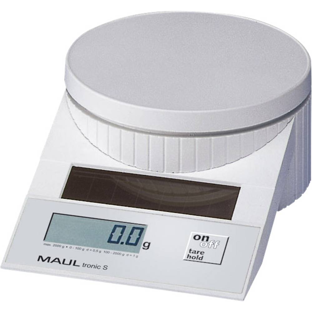 Maul MAULtronic S 2000 1512002 váha na dopisy Max. váživost 2 kg Rozlišení 0.5 g bílá