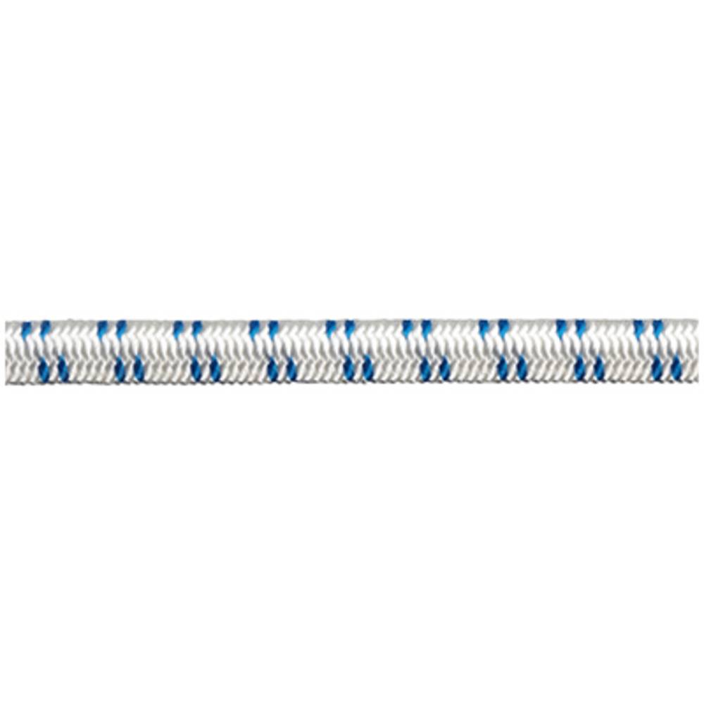 gumové lano pleteno (Ø x d) 6 mm x 100 m dörner + helmer 190160 bílá, modrá