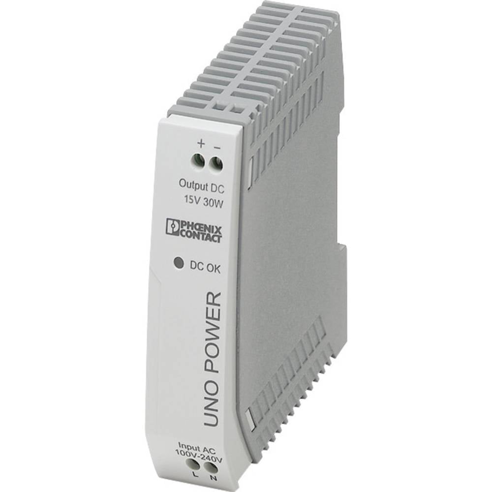 Phoenix Contact UNO-PS/1AC/15DC/30W síťový zdroj na DIN lištu, 15 V/DC, 2 A, 30 W, výstupy 1 x