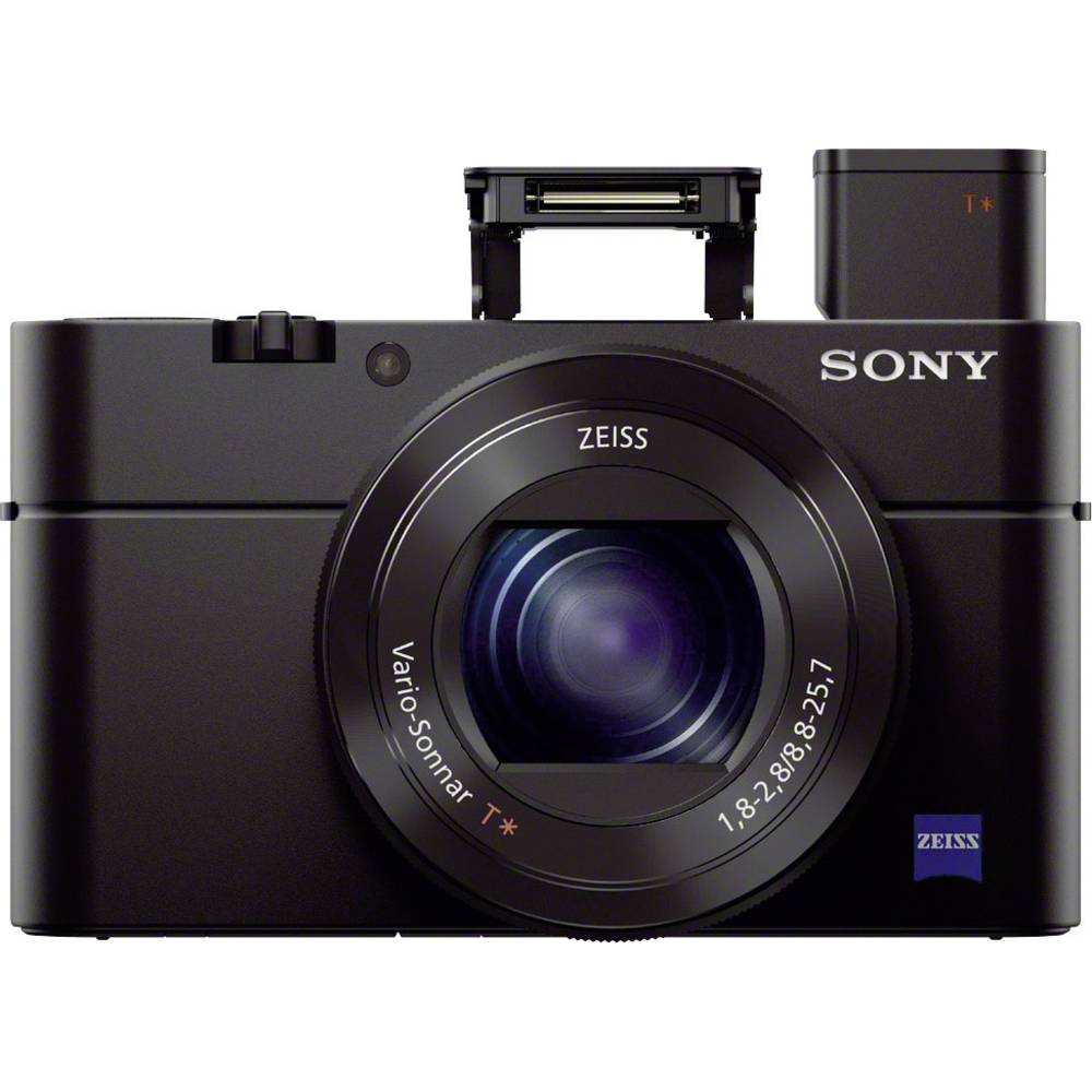Sony Cyber-Shot DSC-RX100M3 digitální fotoaparát 20.2 Megapixel Zoom (optický): 2.9 x černá Full HD videozáznam, Wi-Fi,