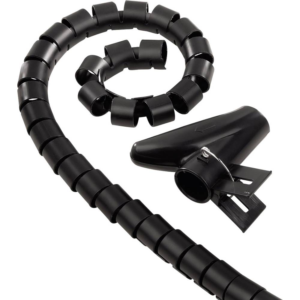 Hama hadice kabelového svazku plast černá flexibilní (Ø x d) 2.5 cm x 200 cm 1 ks 00020643