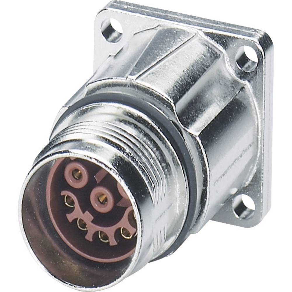 M17 Compact přístroj konektor přední montáž na stěnu 1619038 ST-08S1N8AW400S stříbrná Phoenix Contact Množství: 1 ks