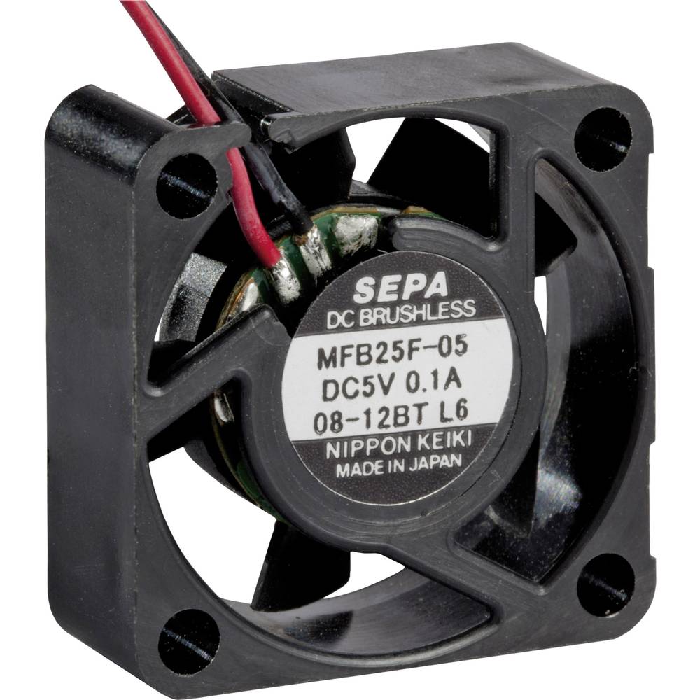 SEPA MFB25F05 axiální ventilátor 5 V/DC 4.2 m³/h (d x š x v) 25 x 25 x 10 mm