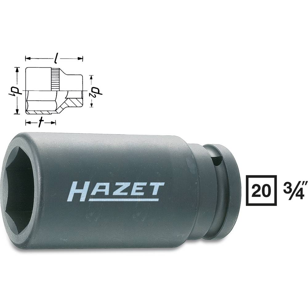 Hazet HAZET silový nástrčný klíč 3/4 1000SLG-27