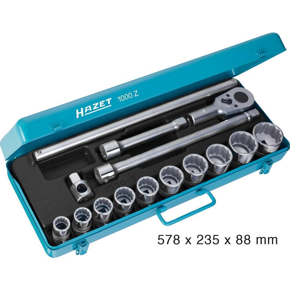 Hazet sada nástrčných klíčů metrický 3/4 15dílná 1000Z