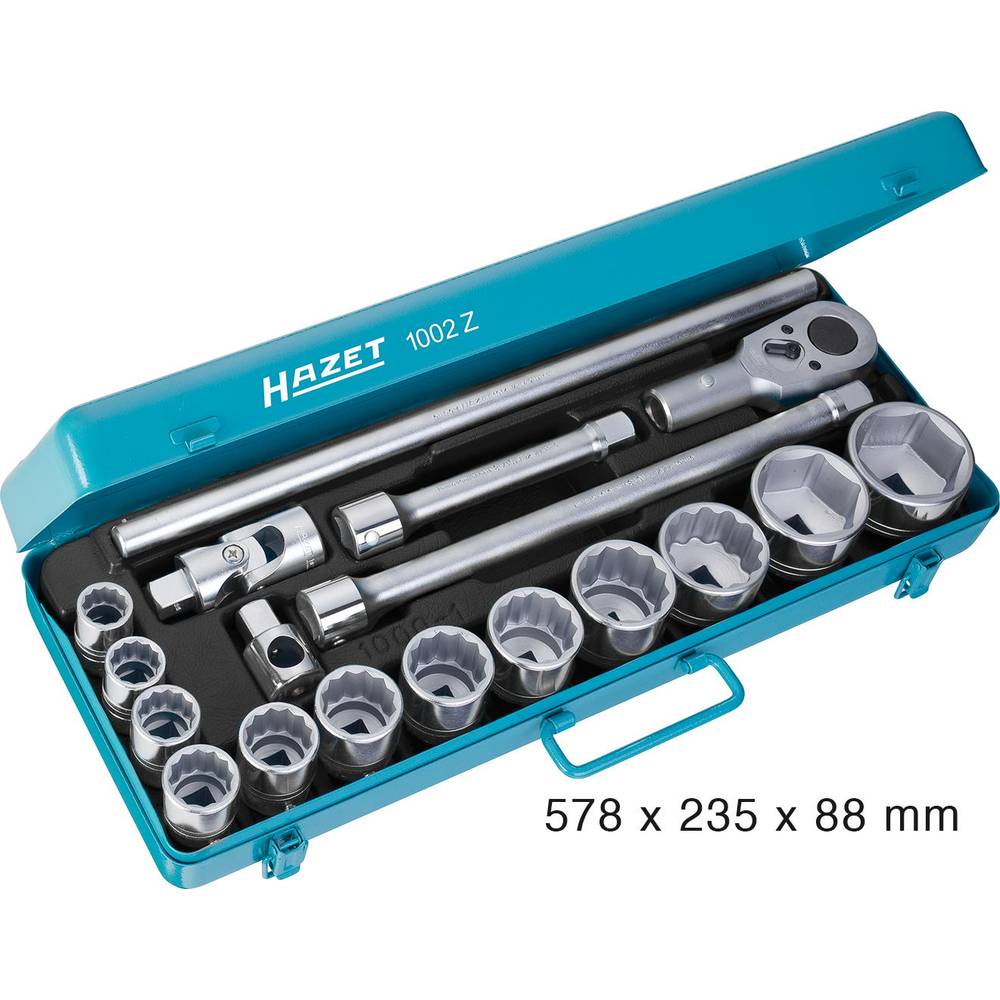Hazet sada nástrčných klíčů metrický 3/4 18dílná 1002Z