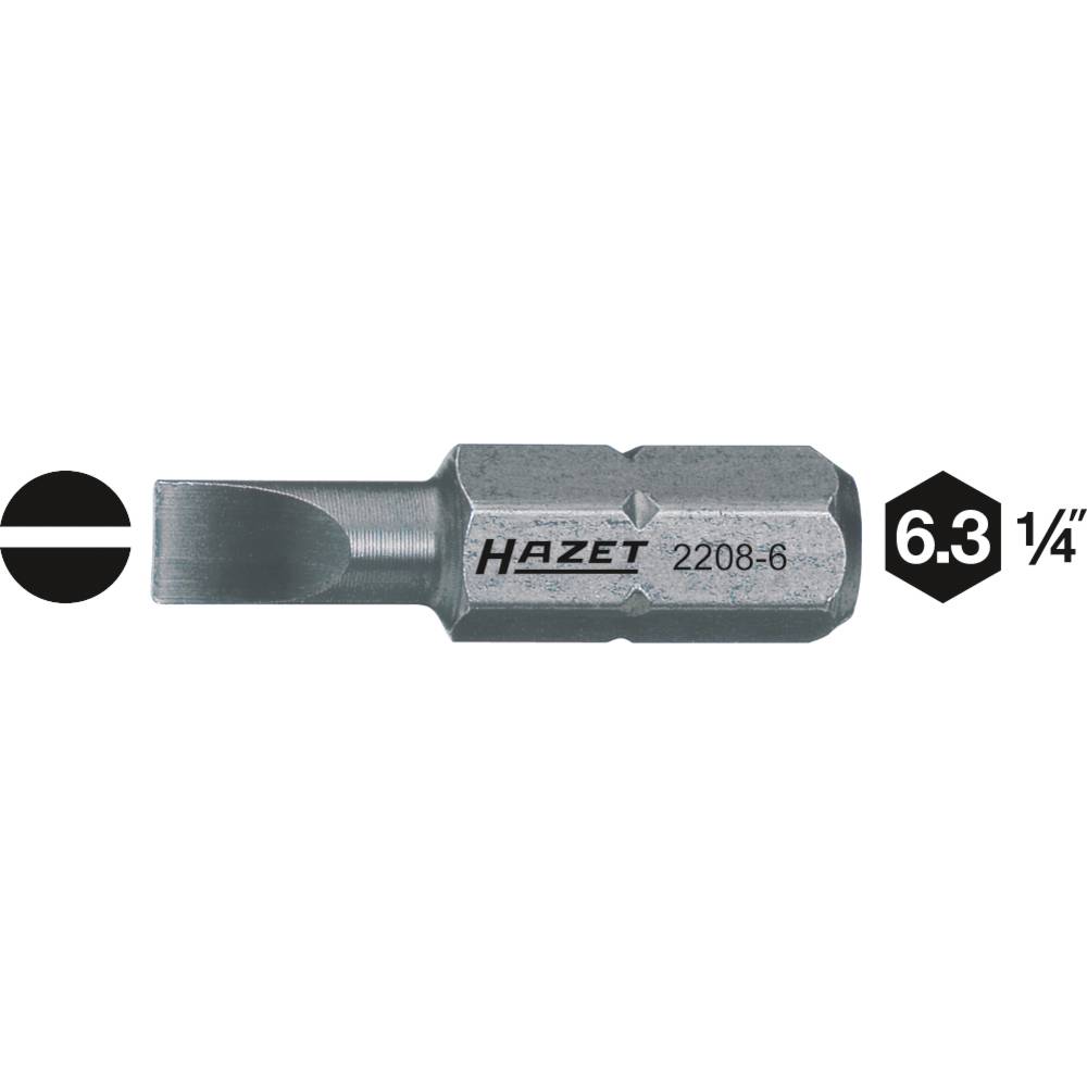Hazet HAZET plochý bit 4 mm Speciální ocel C 6.3 1 ks