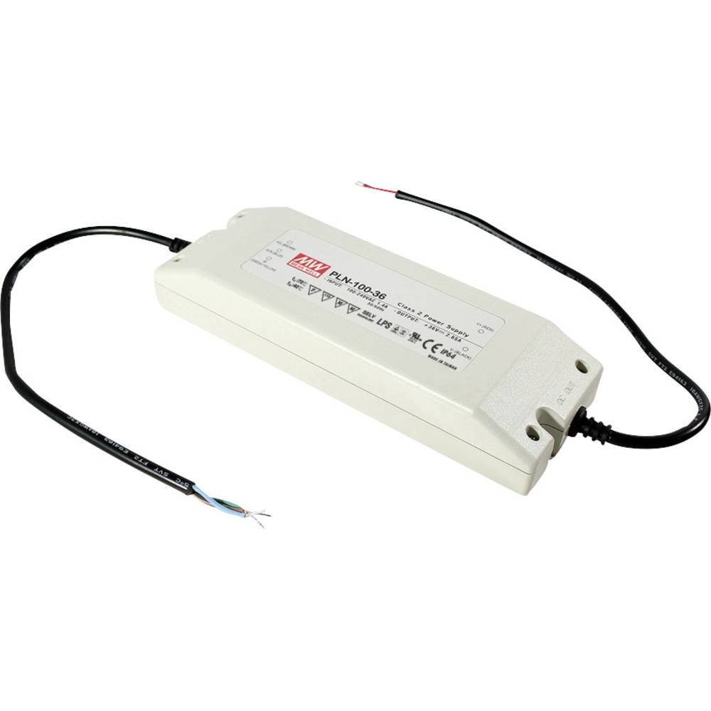 Mean Well PLN-100-20 LED driver, napájecí zdroj pro LED konstantní napětí, konstantní proud 96 W 4.8 A 15 - 20 V/DC PFC