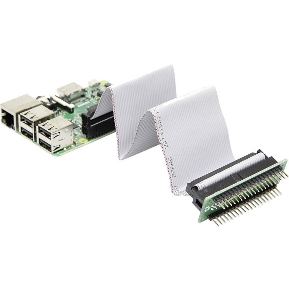 Joy-it RB-CON+01 GPIO kabel Raspberry Pi [40x GPIO zásuvka - 40x GPIO zásuvka, GPIO zástrčka] 15.00 cm šedá