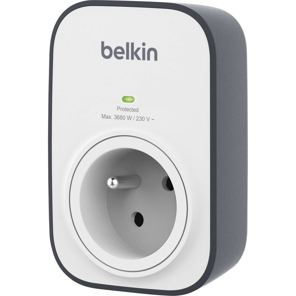 Belkin BSV102ca mezizásuvka s přepěťovou ochranou Přepětová ochrana pro: zásuvky 12 kA 1 ks