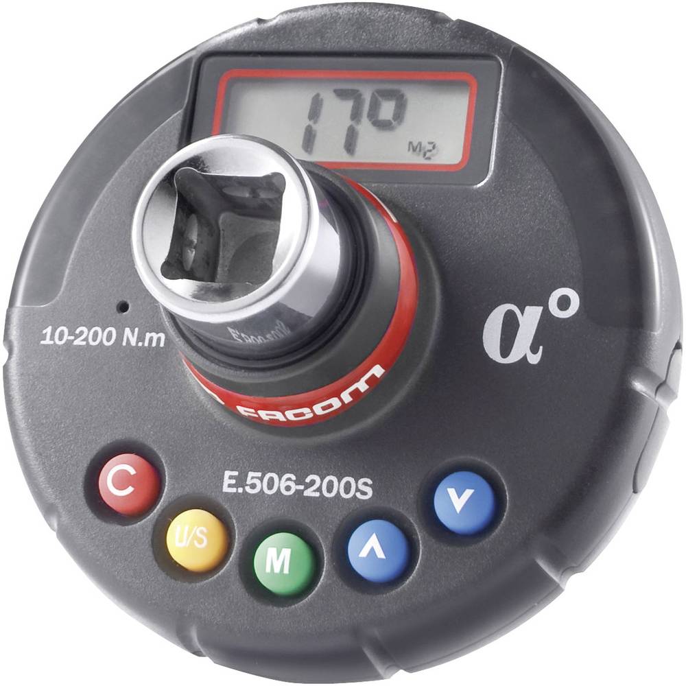 digitální momentový adaptér na ráčnu Facom E.506-200S, 1/2 (12,5 mm), 40 - 200 Nm