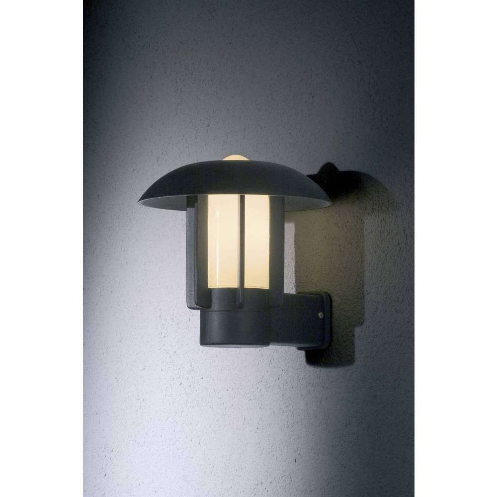 Konstsmide Heimdal 401-752 venkovní nástěnné osvětlení úsporná žárovka, LED E27 60 W černá