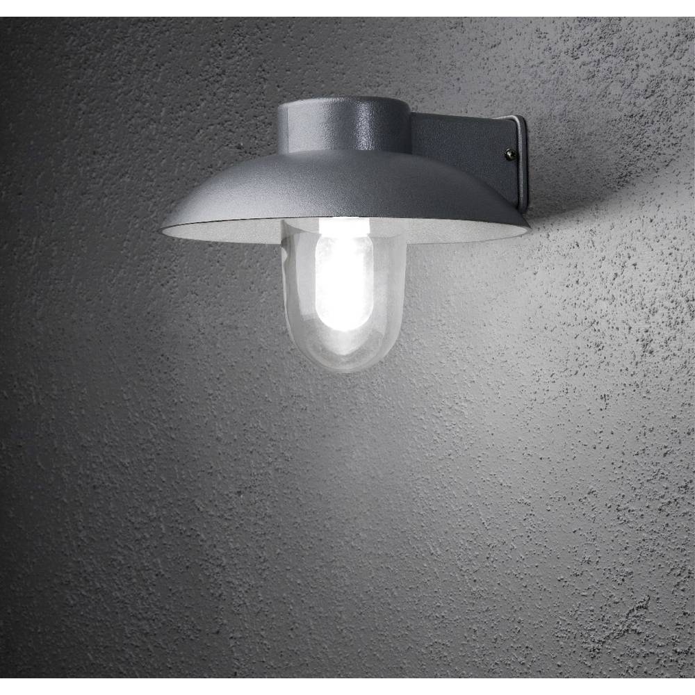 Konstsmide Mani 415-310 venkovní nástěnné osvětlení úsporná žárovka, LED E27 60 W stříbrná