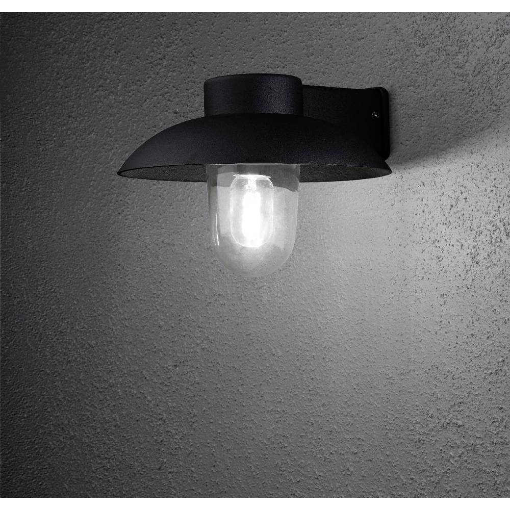 Konstsmide Mani 415-750 venkovní nástěnné osvětlení úsporná žárovka, LED E27 60 W černá