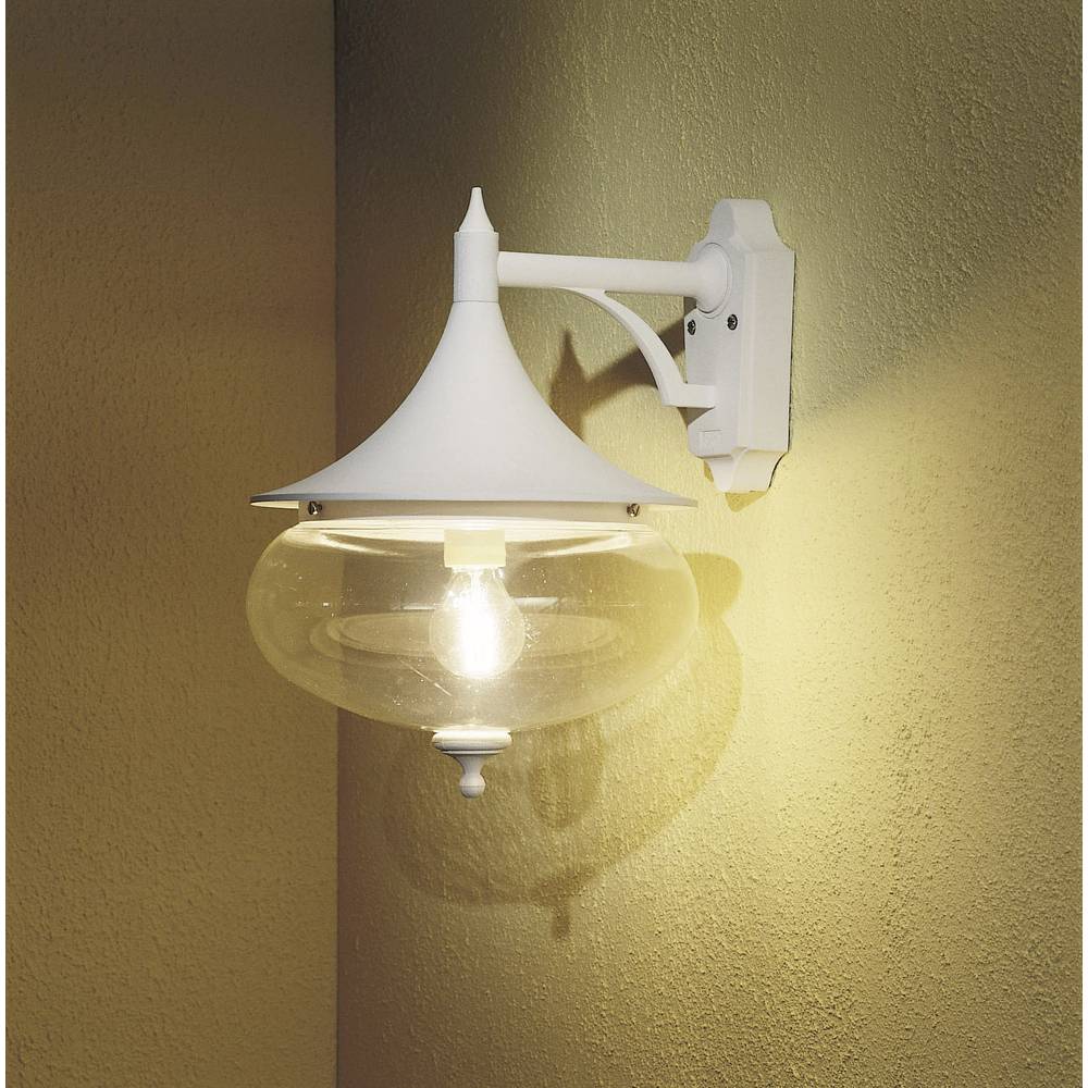 Konstsmide Libra 581-250 venkovní nástěnné osvětlení úsporná žárovka, LED E27 100 W bílá