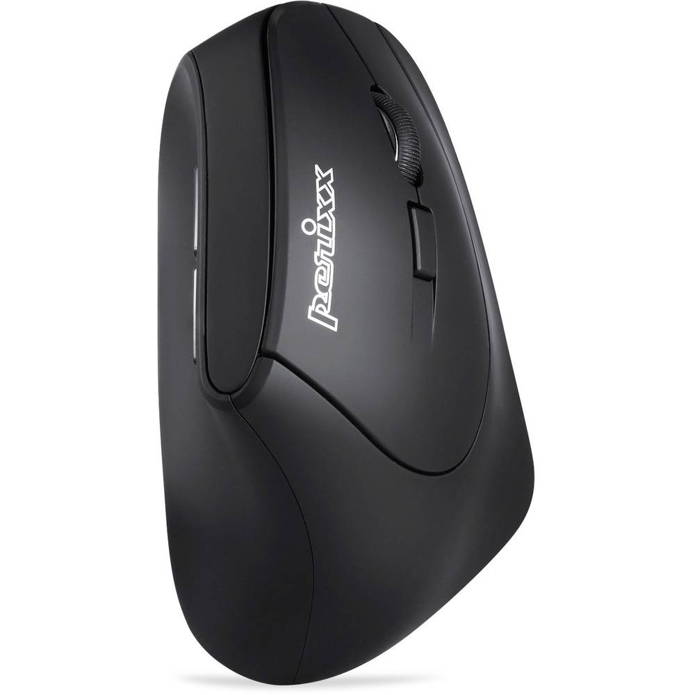 Perixx Perimice-715 II ergonomická myš bezdrátový optická černá 5 tlačítko 2000 dpi ergonomická
