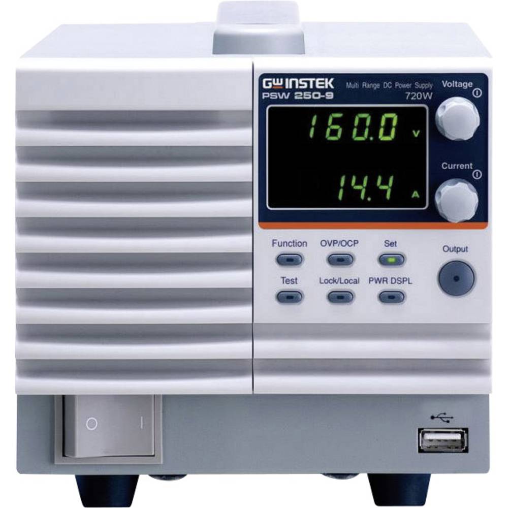 GW Instek PSW 250-9 laboratorní zdroj s nastavitelným napětím, 0 - 250 V/DC, 0 - 9 A, 720 W, výstup 1 x, 01SW2H0900GT