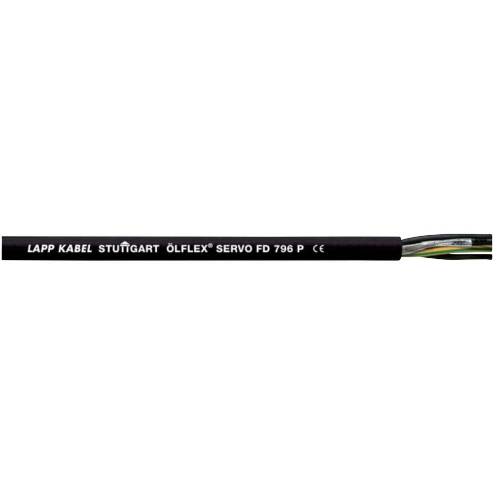 LAPP ÖLFLEX® SERVO FD 796 P servo kabel 4 G 2.50 mm² + 2 x 1.50 mm² černá 25320-100 100 m