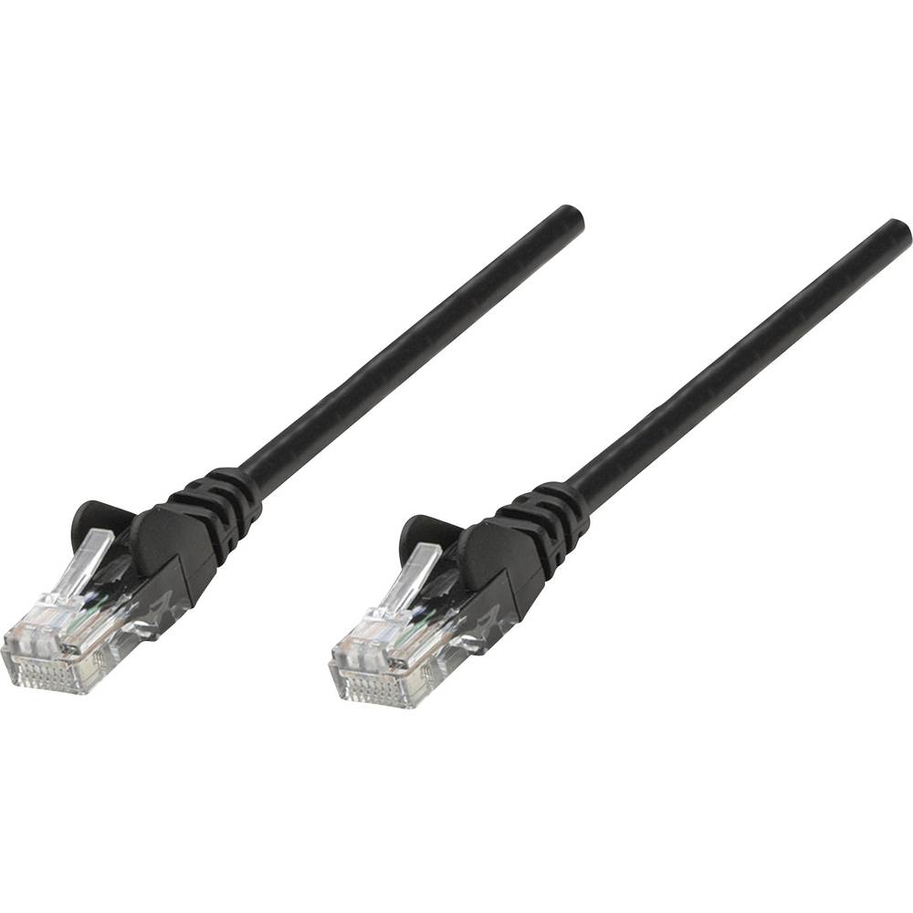 Intellinet 735568 RJ45 síťové kabely, propojovací kabely CAT 6 S/FTP 5.00 m černá pozlacené kontakty 1 ks
