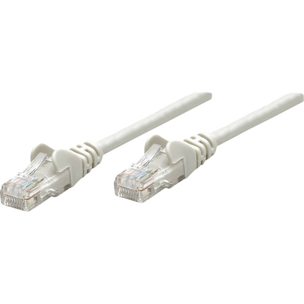 Intellinet 733281 RJ45 síťové kabely, propojovací kabely CAT 6 S/FTP 10.00 m šedá pozlacené kontakty 1 ks