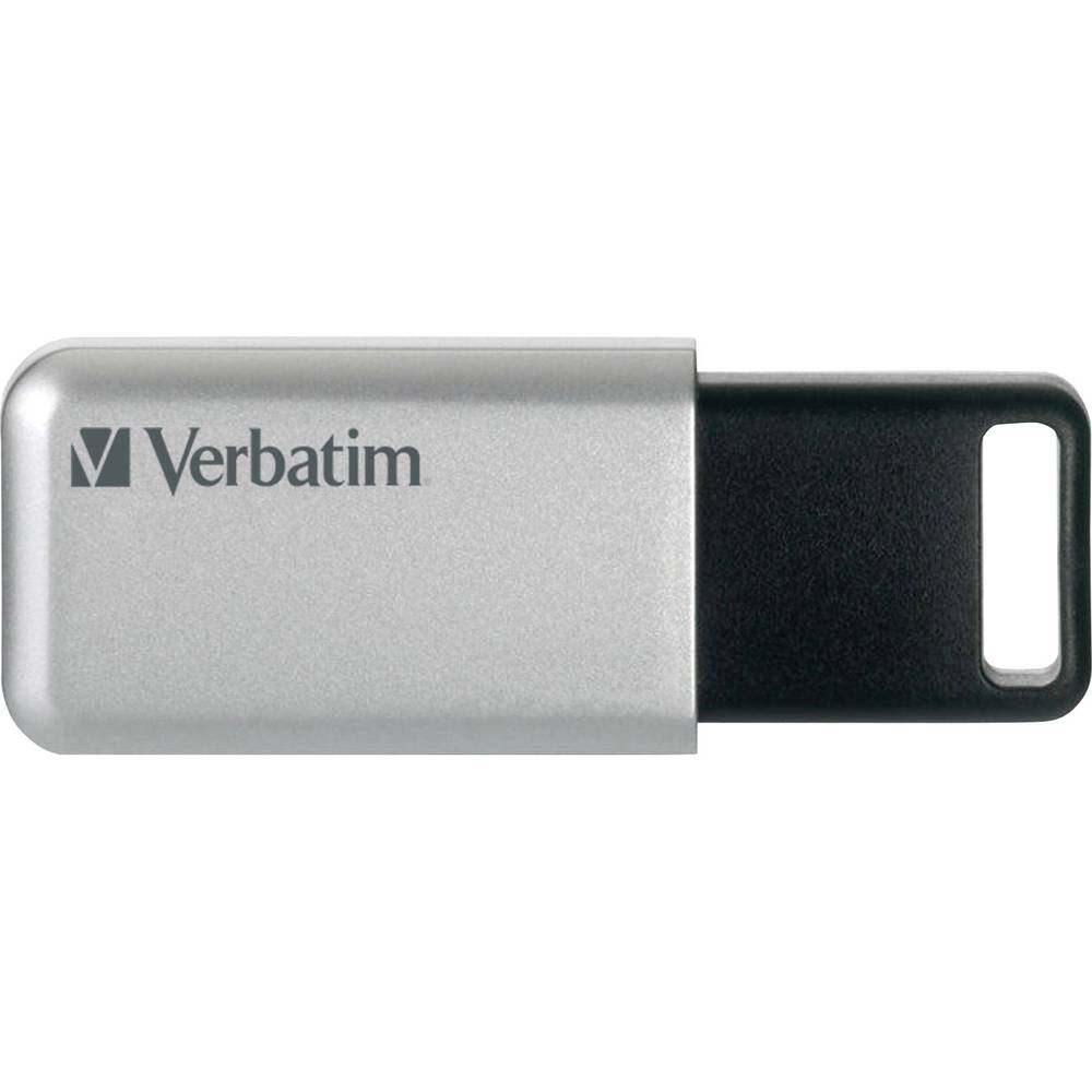 Verbatim Secure Pro USB flash disk 64 GB stříbrnočerná 98666 USB 3.2 Gen 1 (USB 3.0)