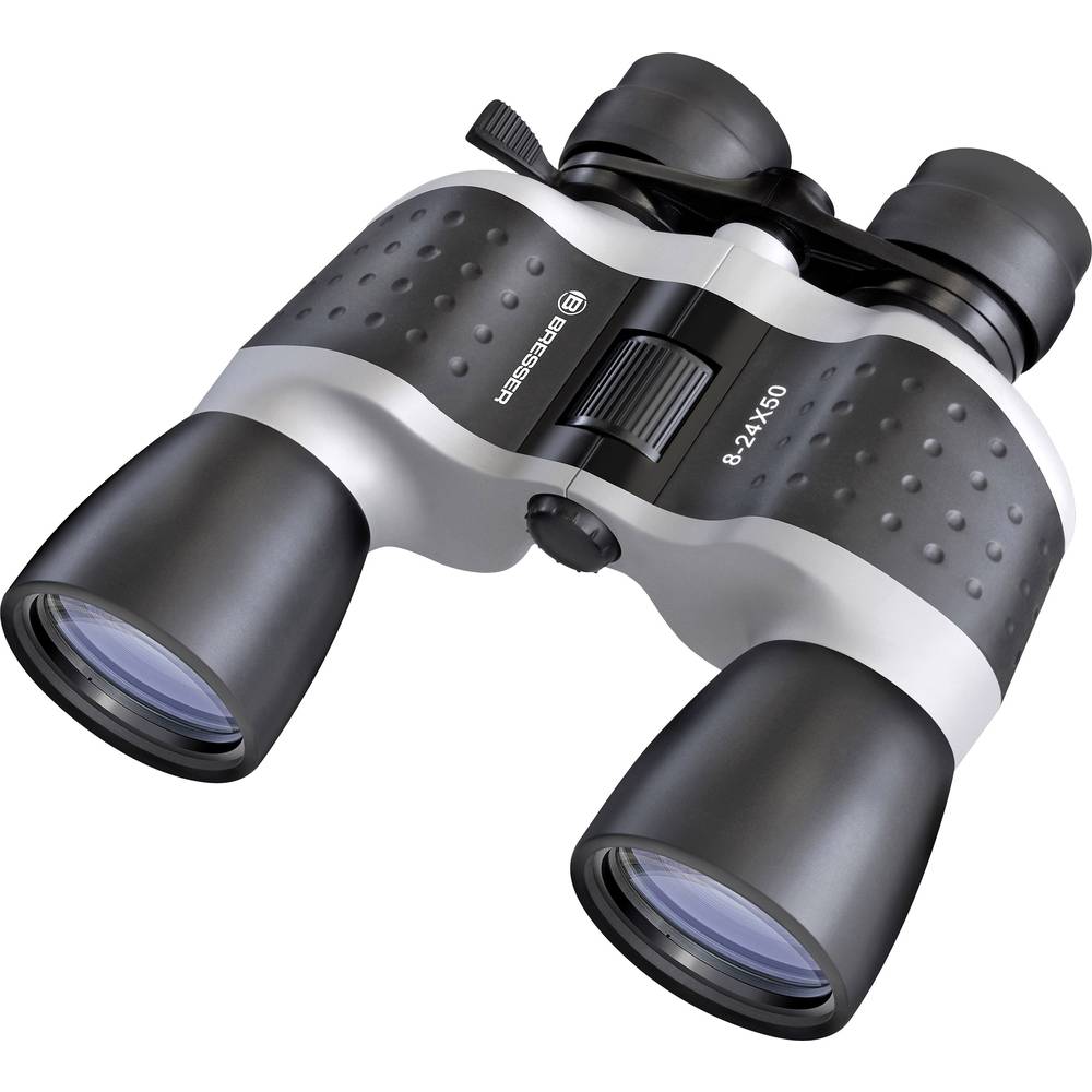 Bresser Optik dalekohled se zoomem Topas 8, 24 x 50 mm Porro stříbrná, černá 8962142