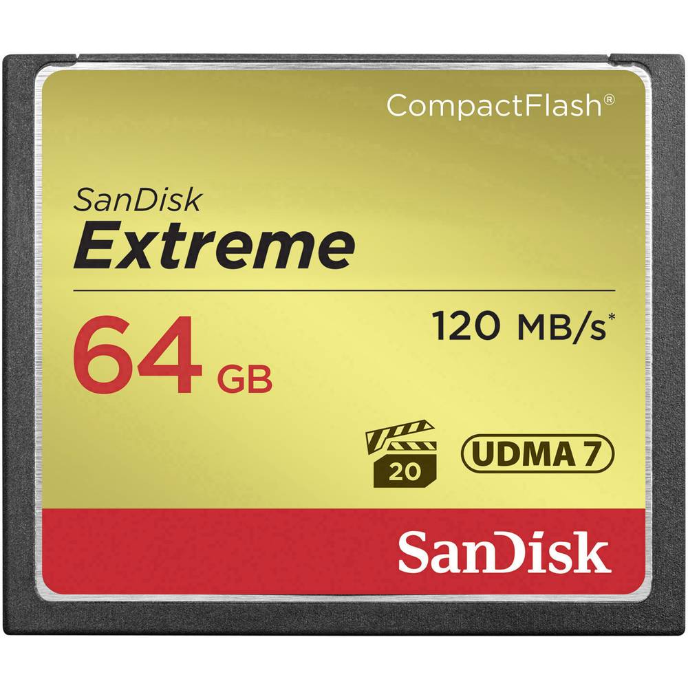SanDisk Extreme® karta CF 64 GB