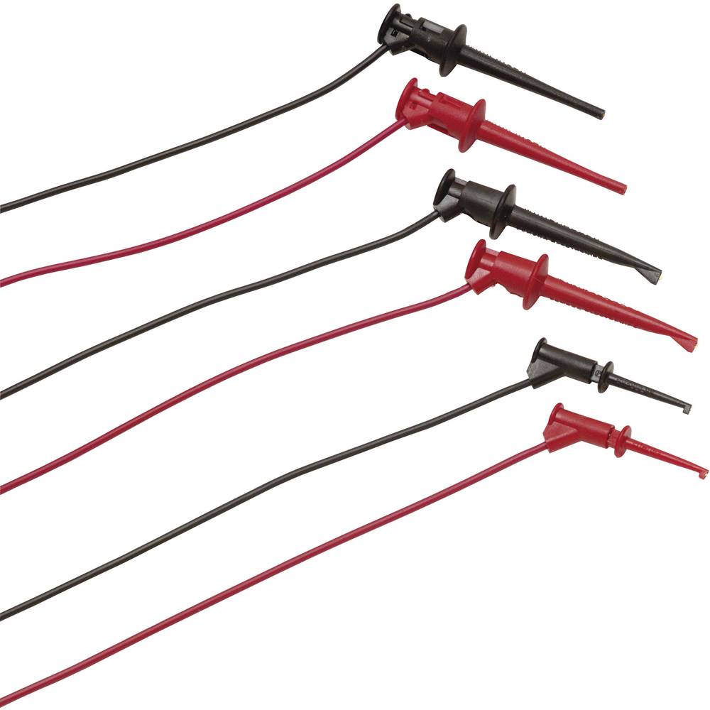 Fluke TL970 sada měřicích kabelů [krokosvorka - banánková zástrčka 4 mm ] 0.90 m, červená, černá, 1 ks