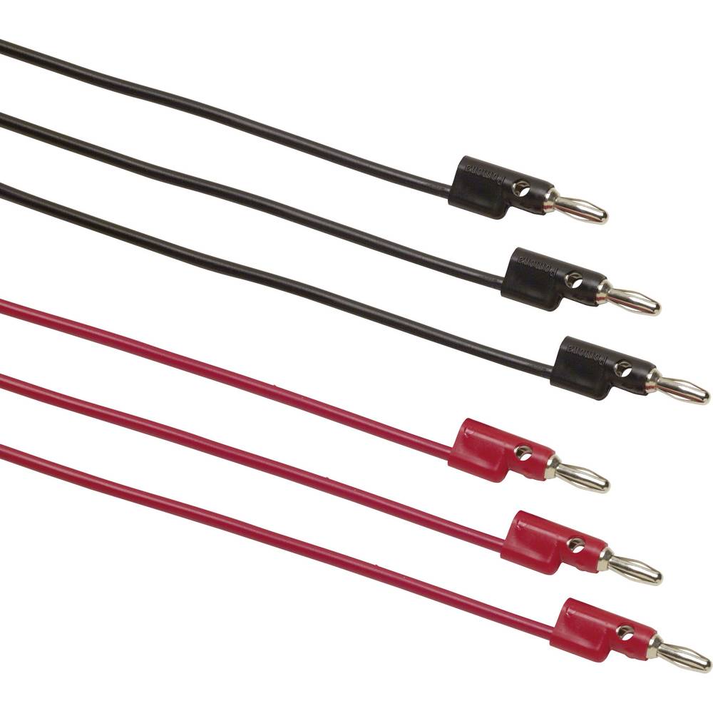 Fluke TL935 sada měřicích kabelů [banánková zástrčka 4 mm - banánková zástrčka 4 mm ] 1.20 m, červená, černá, 1 ks