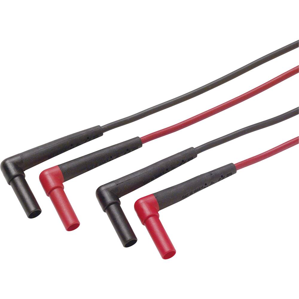Fluke TL222 sada bezpečnostních měřicích kabelů lamelová zástrčka 4 mm lamelová zástrčka 4 mm 1.50 m černá, červená 1 ks