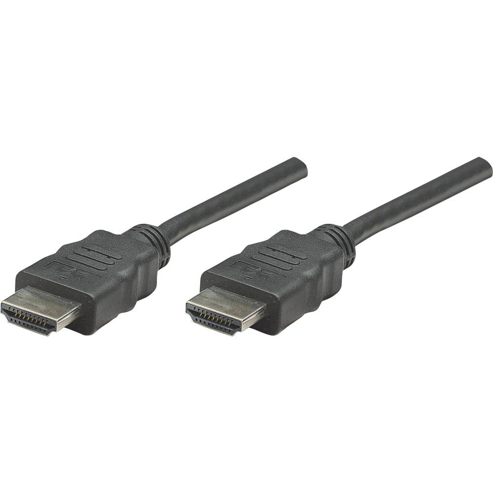 Manhattan HDMI kabel Zástrčka HDMI-A, Zástrčka HDMI-A 7.50 m černá 353274 HDMI kabel